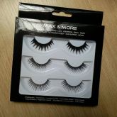 Kit com 3 cílios postiços - Max&More Makeup